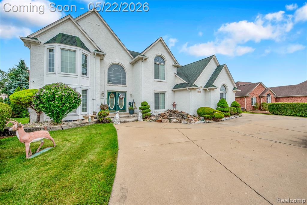 43468 Hoptree Drive, Sterling Heights, MI 48314 — front exterior