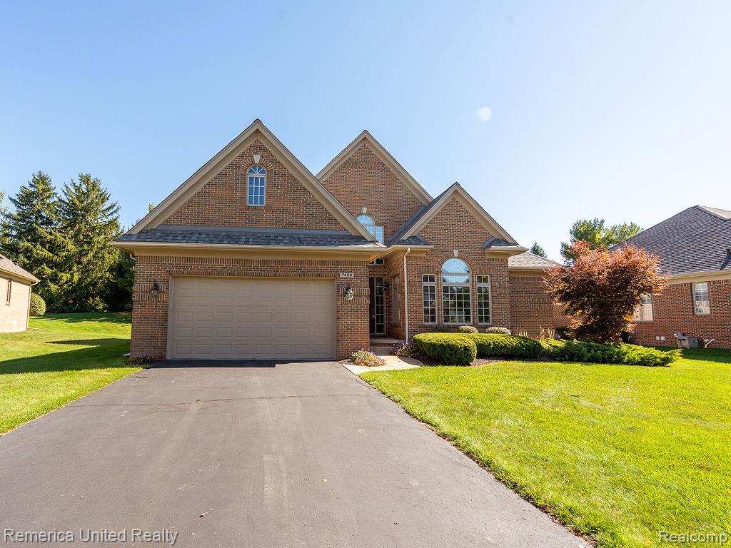 7429 Pine Vista Drive, Brighton, MI 48116 — front exterior