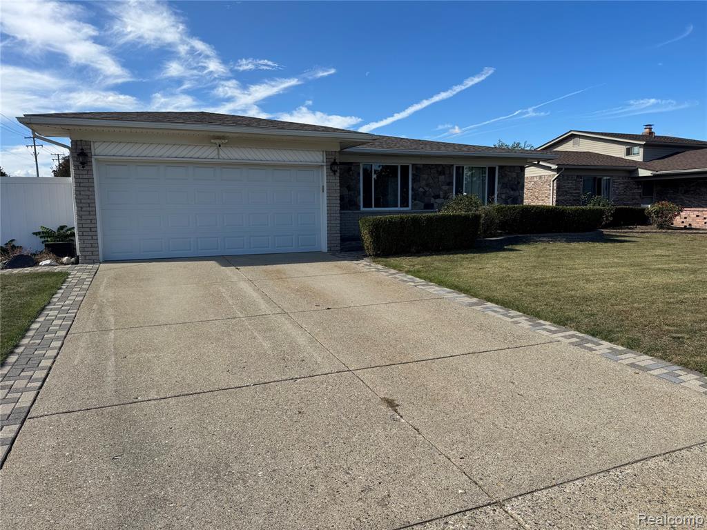 43005 FREEPORT Drive, Sterling Heights, MI 48313 — front exterior
