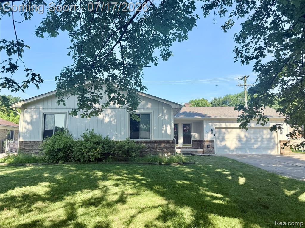 39941 Bridgeview Street, Harrison Township, MI — front exterior