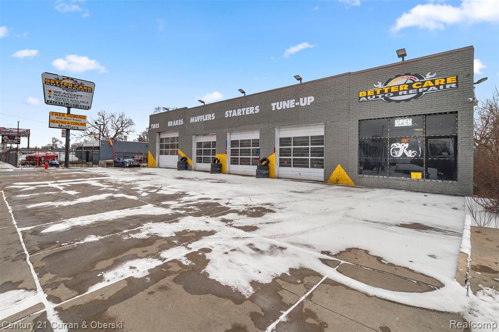 7417 W 8 Mile Road, Detroit, MI 48221 — front exterior