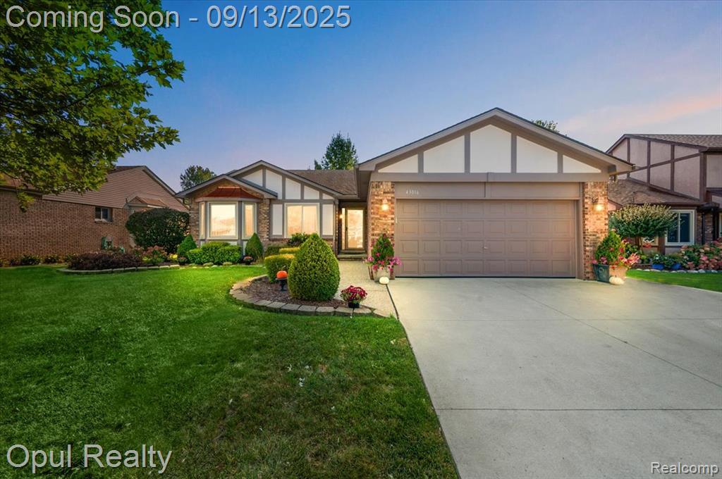 43016 Nebel Trail, Clinton Twp, MI 48038 — front exterior