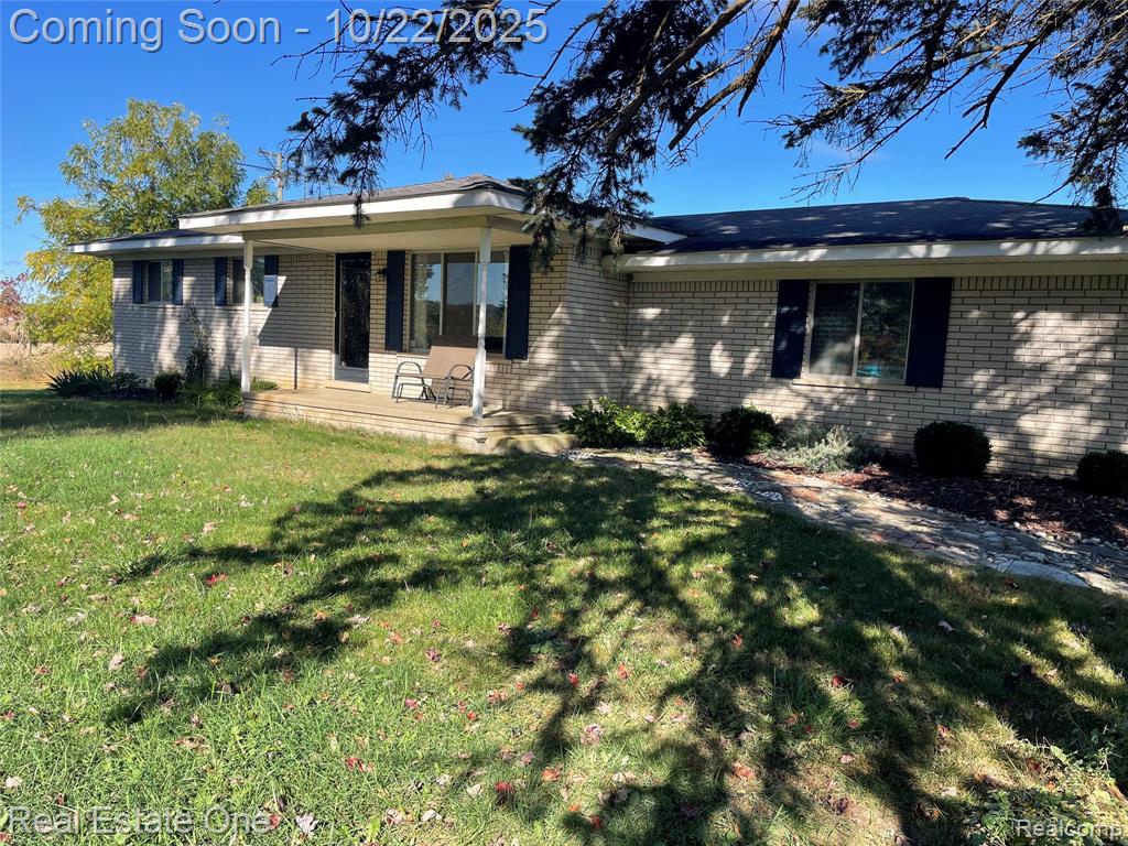 6335 Tubspring Road, Almont, MI 48003 — front exterior