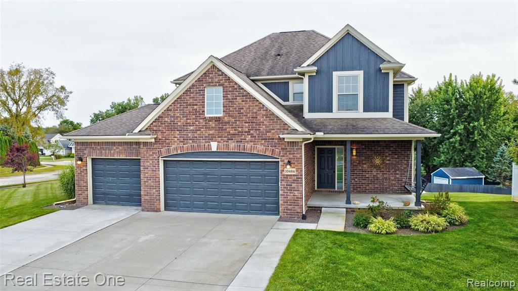 10464 Grandview Drive, Atlas, MI — front exterior