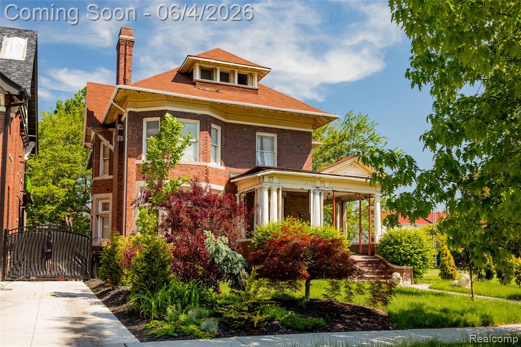 620 Virginia Park Street, Detroit, MI 48202 — front exterior