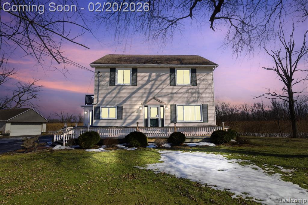 7775 S Huron River Drive, South Rockwood, MI — front exterior