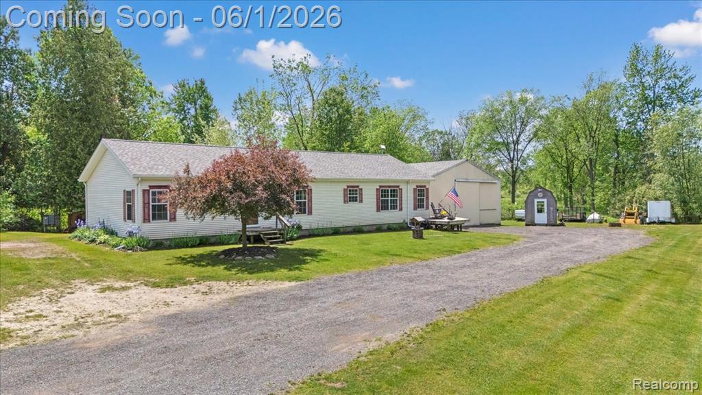 1683 Hayden Road, Attica, MI 48412 — front exterior