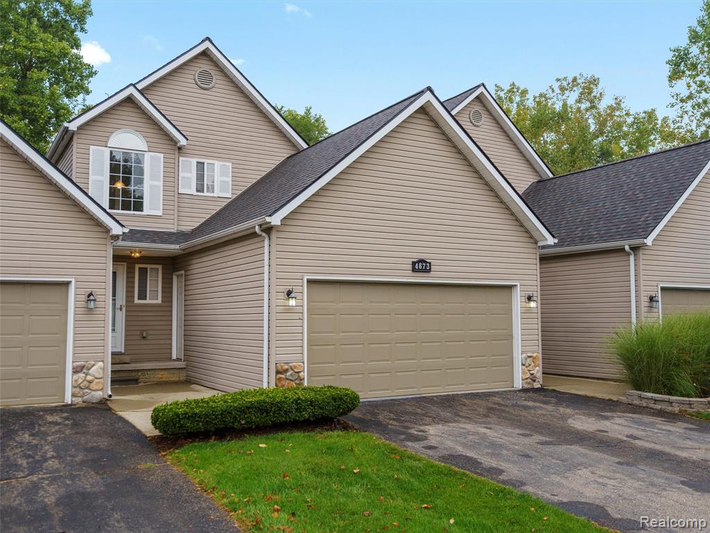 4673 Christopher Pines Drive, Clarkston, MI — front exterior