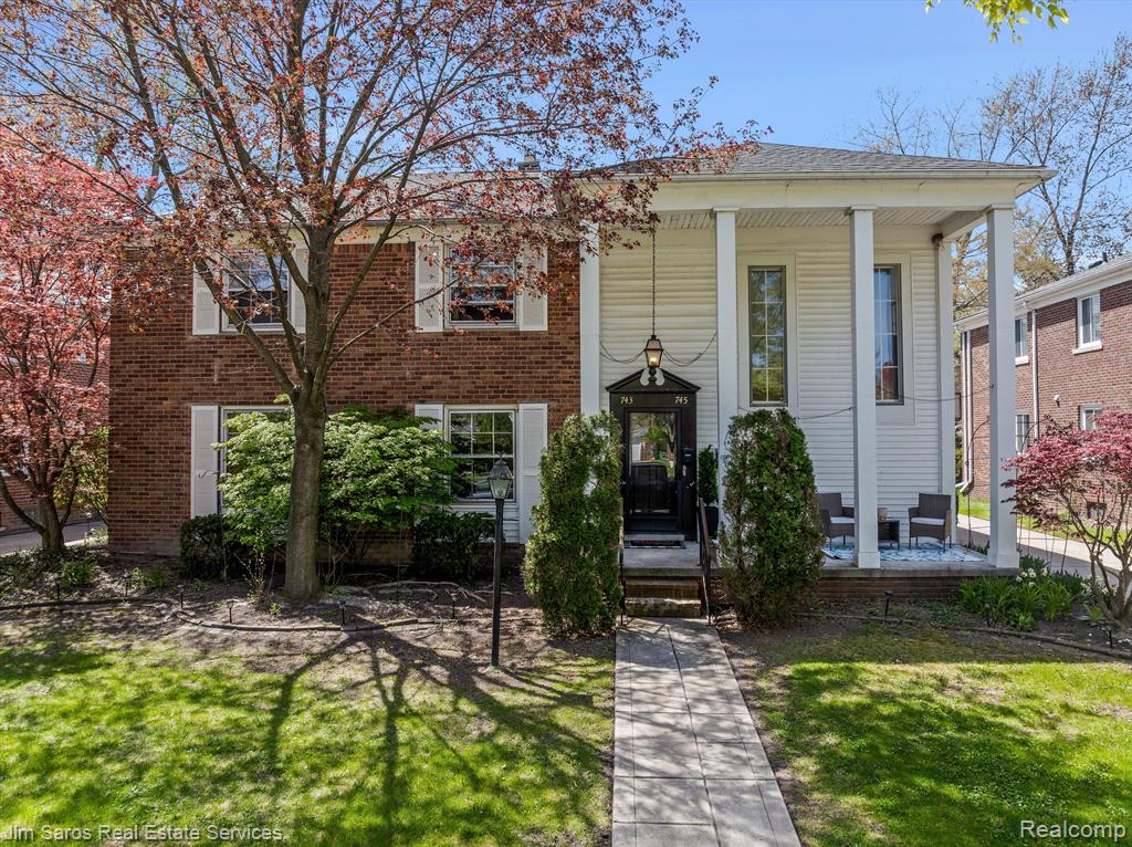 743 HARCOURT Road, Grosse Pointe Park, MI 48230 — front exterior