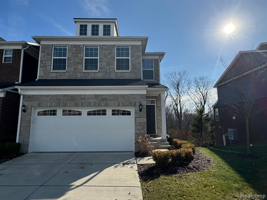 43595 CHANCELLOR Lane, Novi, MI — front exterior