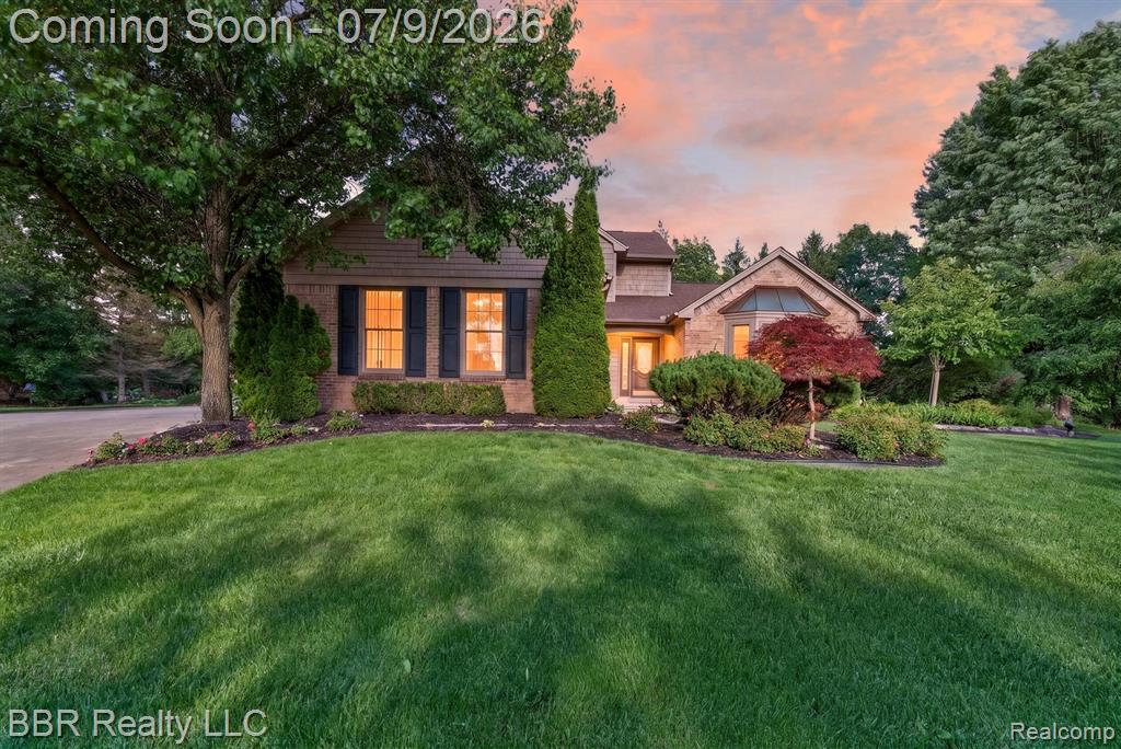 45411 Halston Court, Novi, MI — front exterior