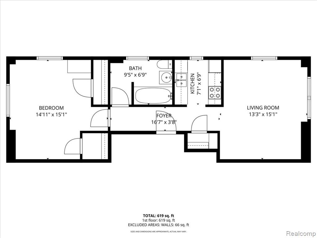 15 E Kirby Street, 929, Detroit, MI 48202 — Photo 37
