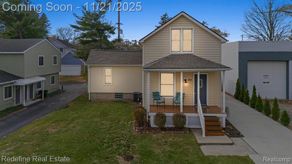 859 Irvin Street, Plymouth, MI 48170 — front exterior