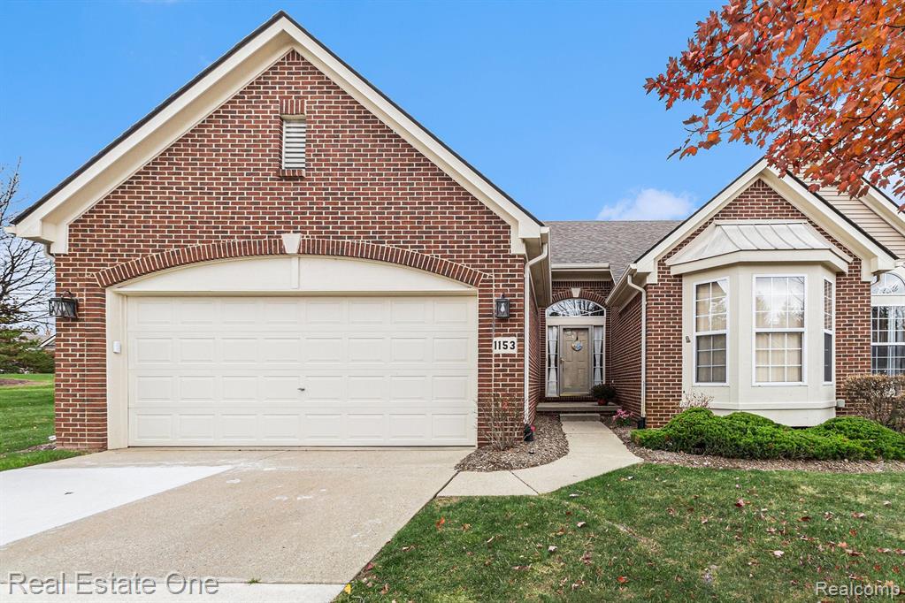 1153 ANDOVER Circle, Commerce Twp, MI 48390 — front exterior