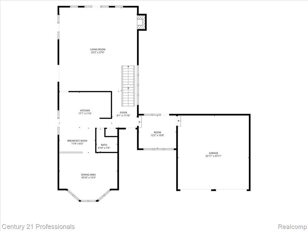View of floor plan / room layout