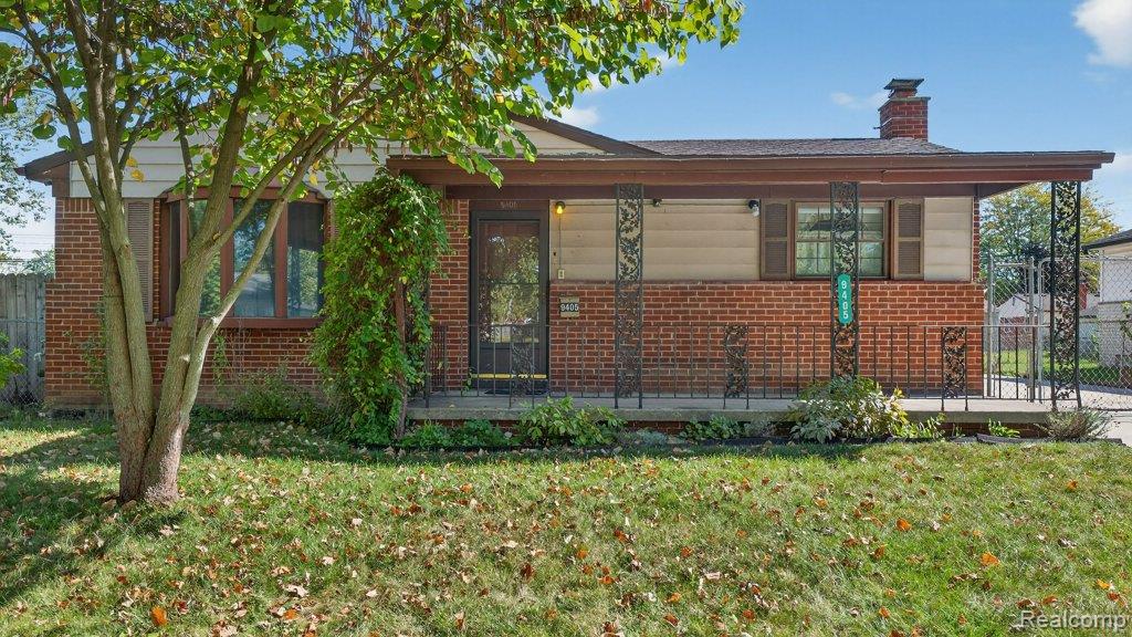 9405 Chamberlain Street, Romulus, MI 48174 — front exterior