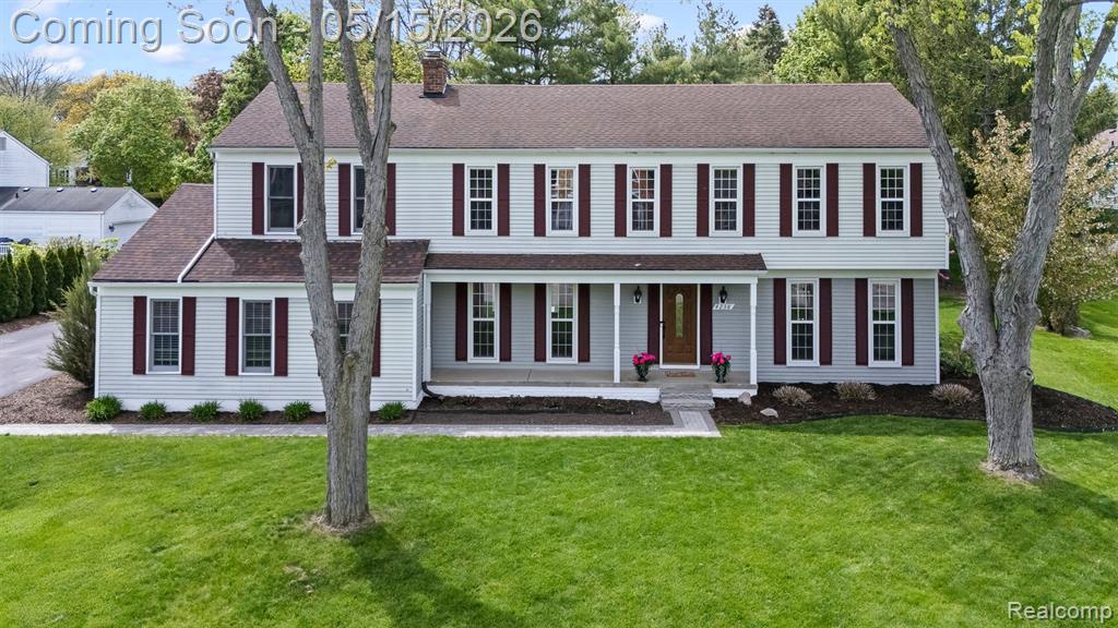 4238 Apple Valley Lane, West Bloomfield, MI 48323 — front exterior