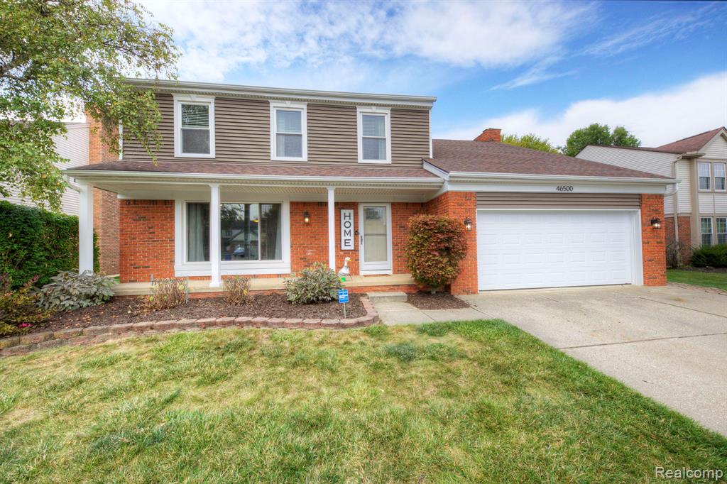 46500 E Oak Manor Court, Canton, MI 48187 — front exterior