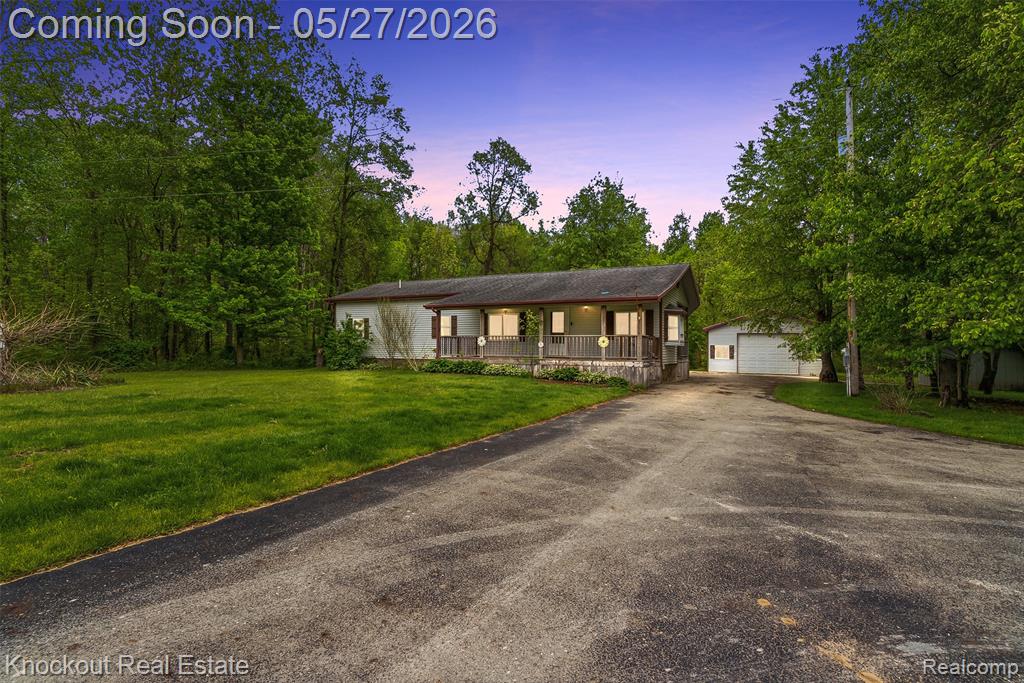 6512 Center Line Road, Kingston, MI 48741 — front exterior