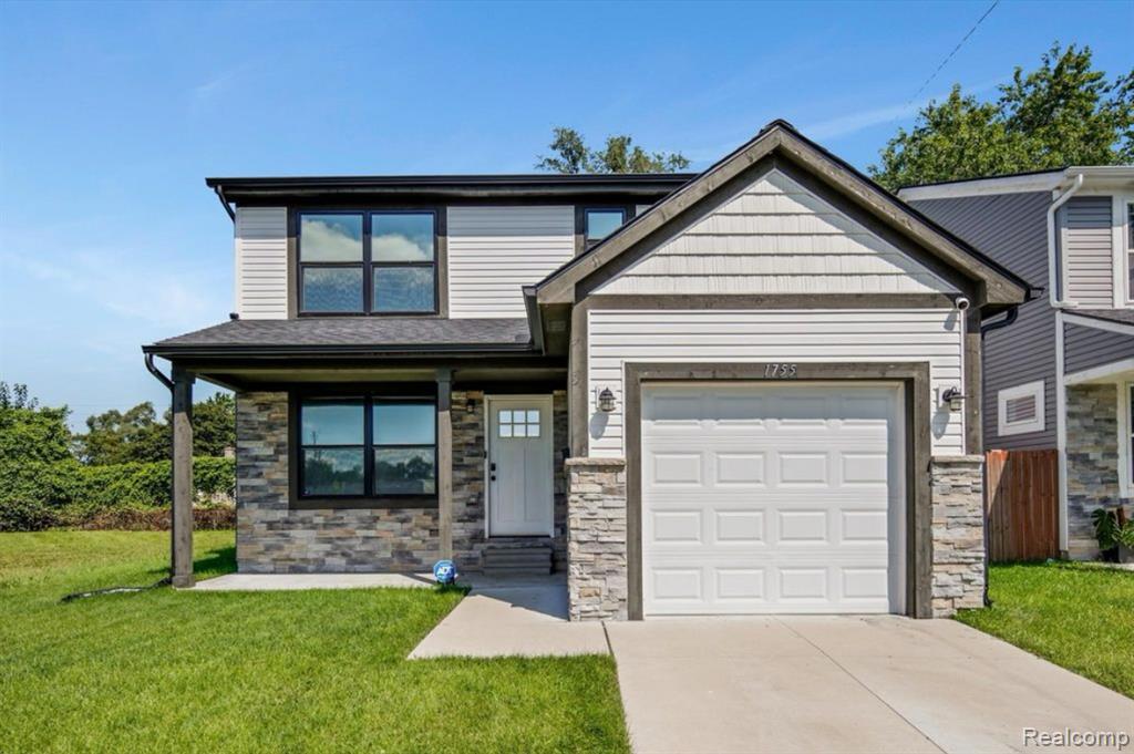 1755 E George Avenue, Hazel Park, MI 48030 — front exterior