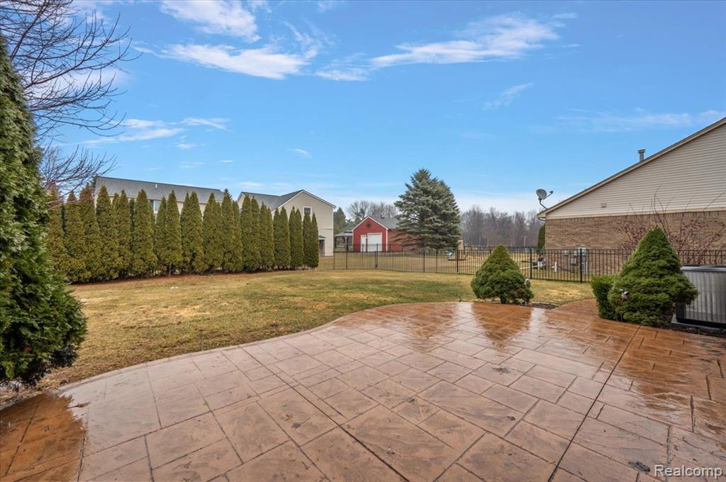 Large Stamped Concrete Patio