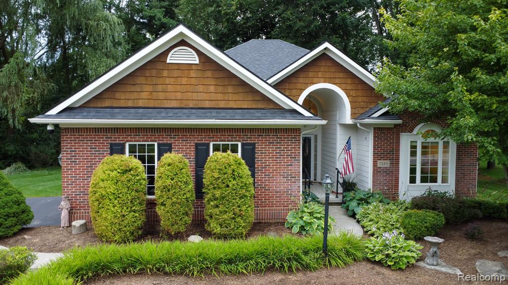 7185 Elderwood Circle, Clarkston, MI — front exterior