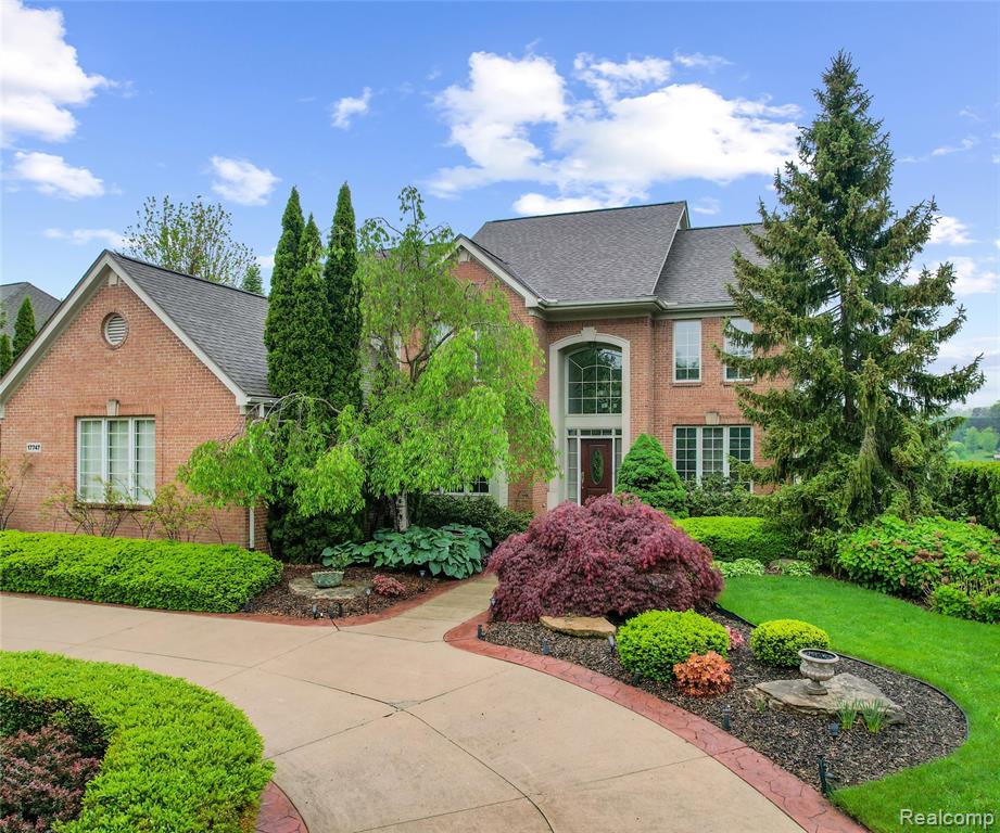 17747 PARKSHORE Drive, Northville, MI 48168 — front exterior