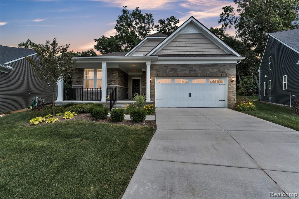 4633 CRESTWAY Drive, Brighton, MI 48116 — front exterior