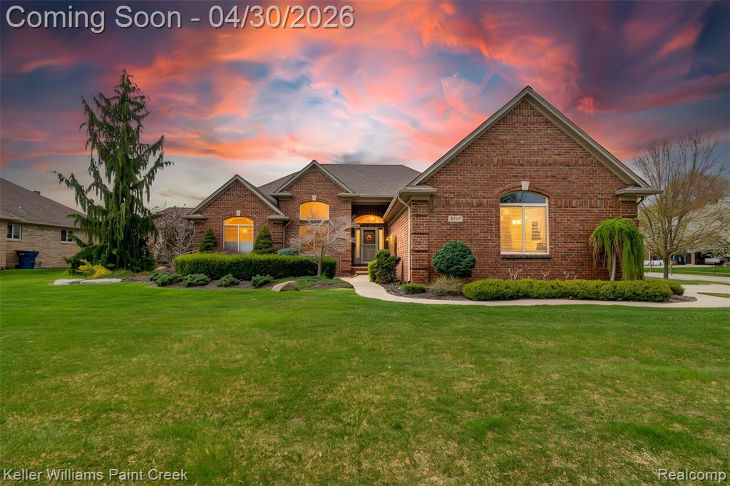 48763 Marberry Drive, Macomb, MI 48044 — front exterior