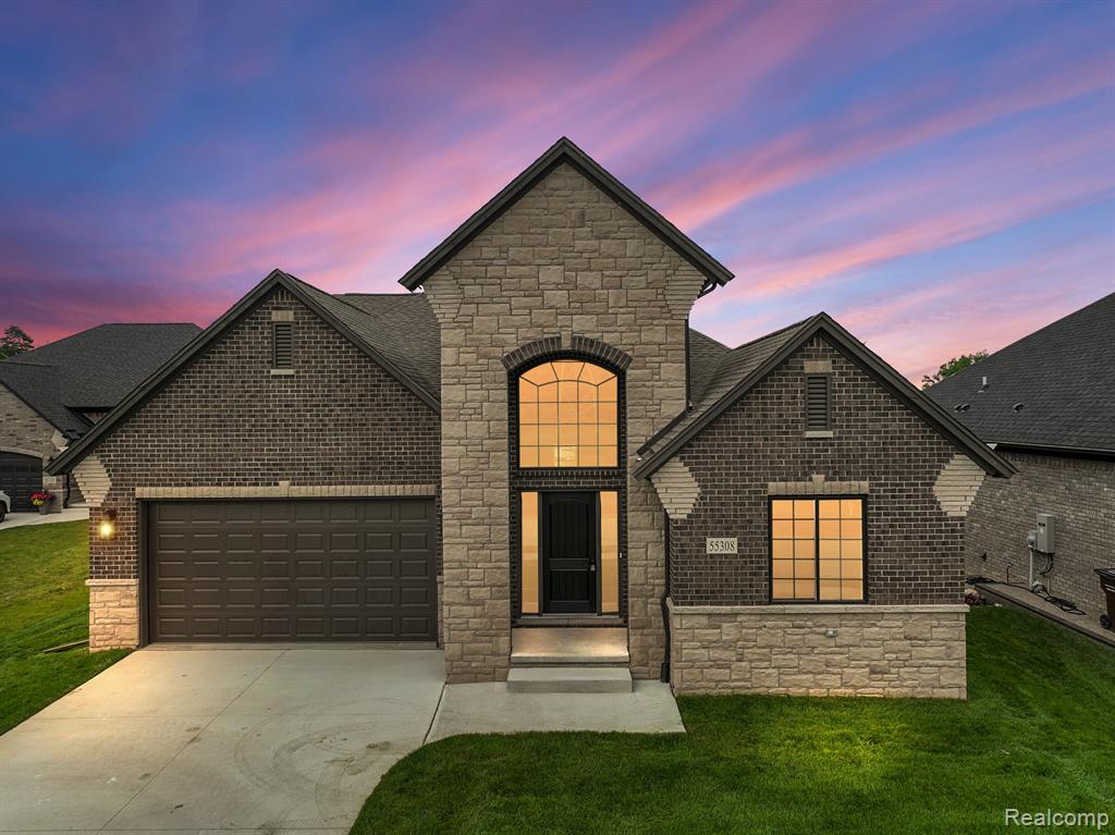 55308 HANFORD Court, Utica, MI 48316 — front exterior