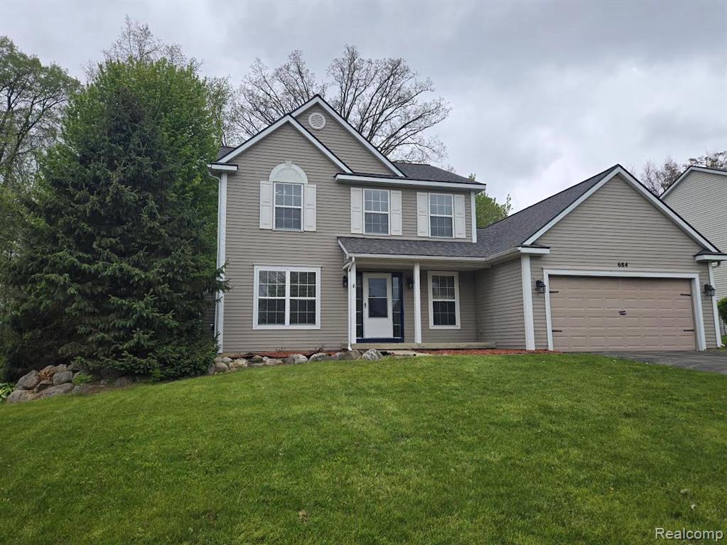 684 Glenlivet Street, Howell, MI 48843 — front exterior