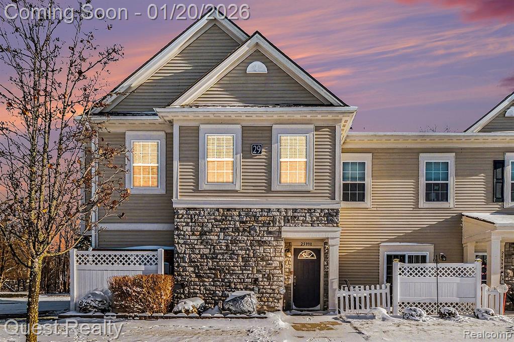 25998 Maritime Circle S, Harrison Township, MI — front exterior