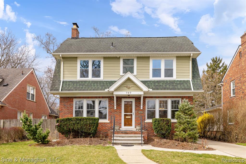 797 WASHINGTON Road, Grosse Pointe, MI 48230 — front exterior