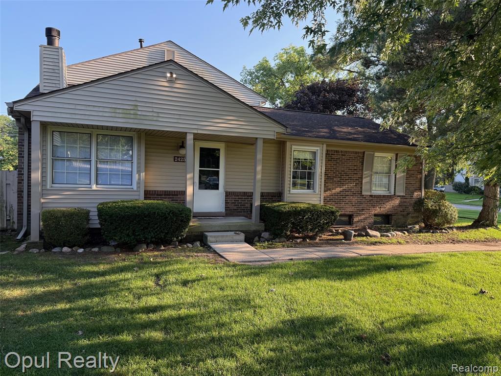 24252 Bashian Drive, Novi, MI — front exterior