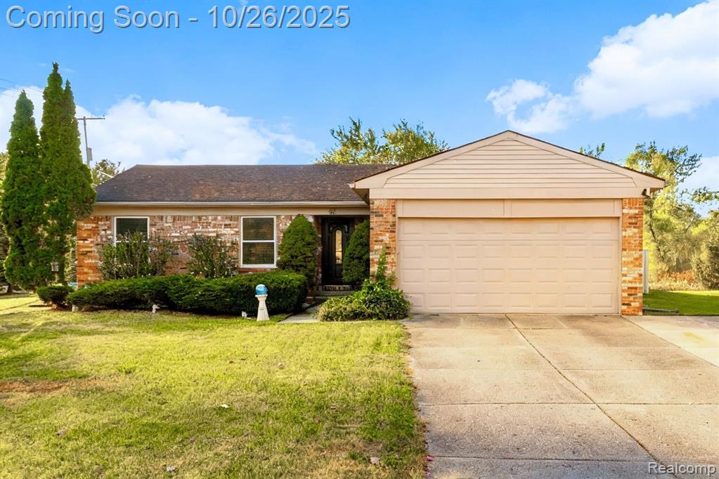 1615 Brentwood Drive, Wixom, MI 48393 — front exterior