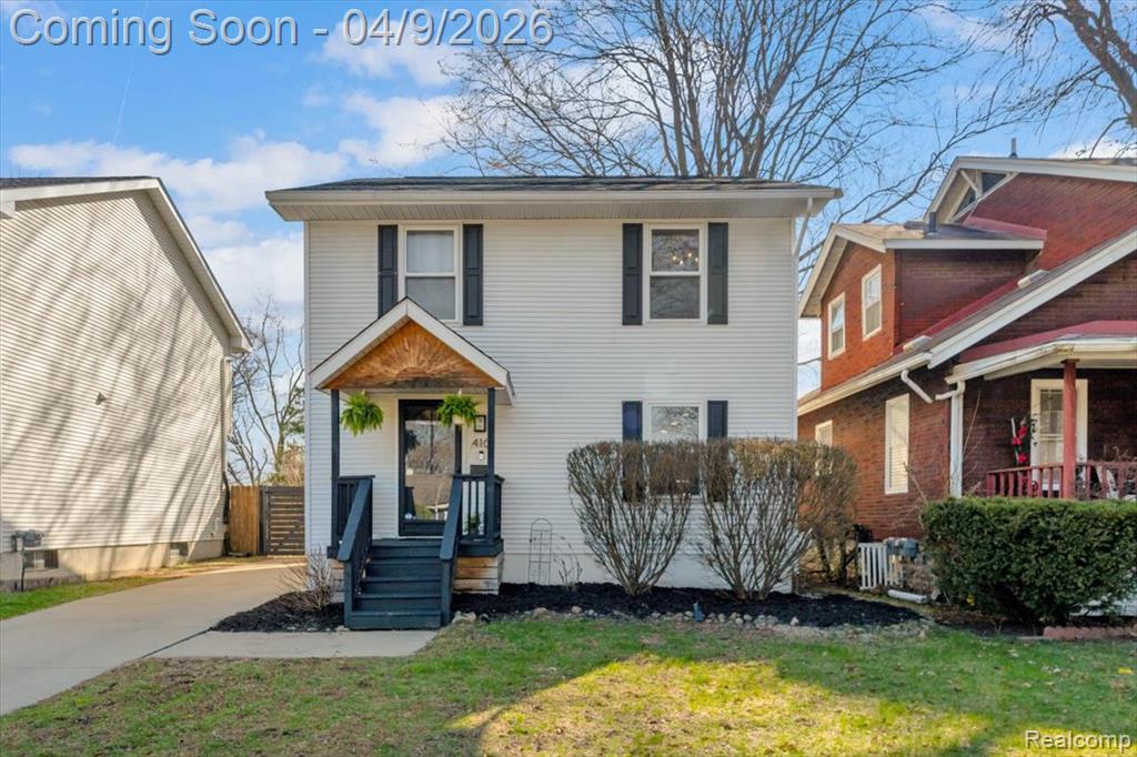 410 Stratford Road, Ferndale, MI 48220 — front exterior