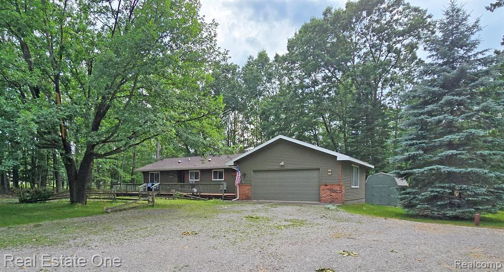 4081 N Chipmunk Trail, Lincoln, MI 48742 — front exterior