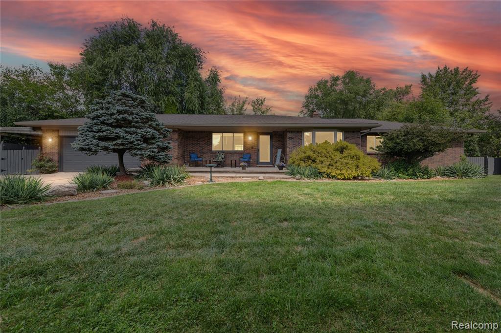 9662 Waterway Drive, Grosse Ile, MI 48138 — front exterior