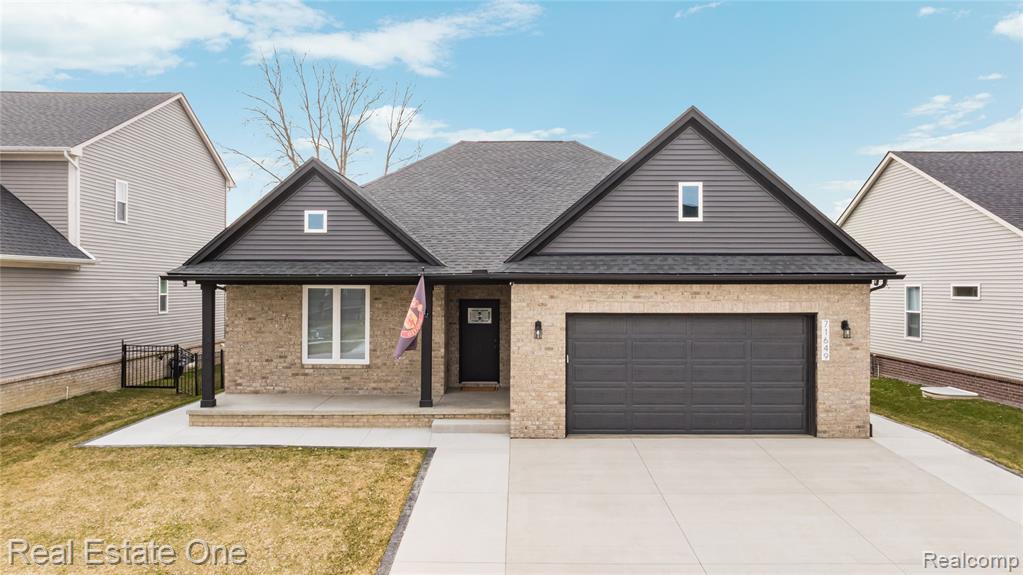 71649 Dolores Drive, Romeo, MI 48065 — front exterior
