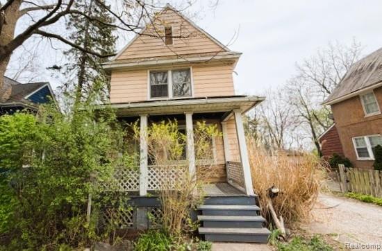 628 N Perry Street, Pontiac, MI 48342 — front exterior