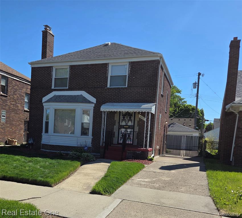 8042 Hartwell Street, Detroit, MI 48228 — front exterior