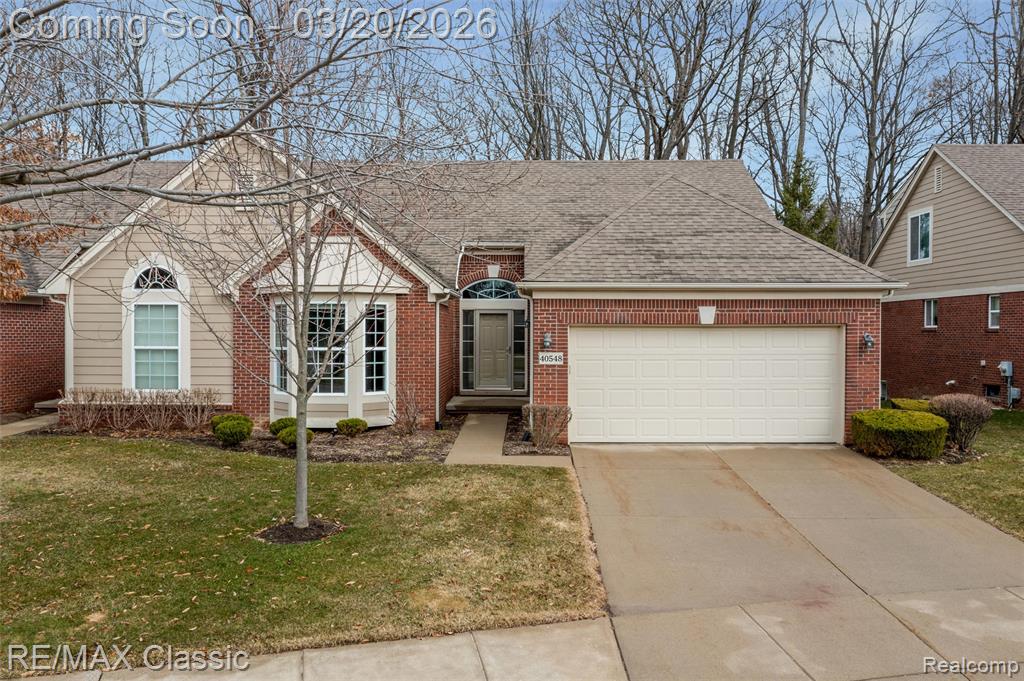 40548 Lenox Park Drive, Novi, MI 48377 — front exterior