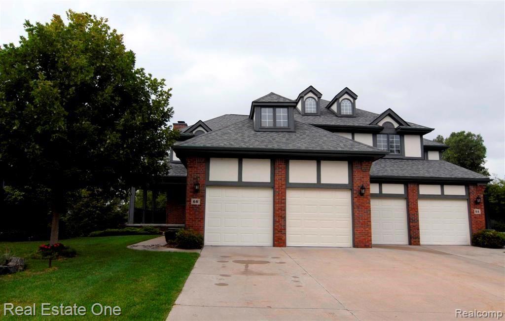 66 SANDHILLS Lane, Lake Orion, MI 48362 — front exterior