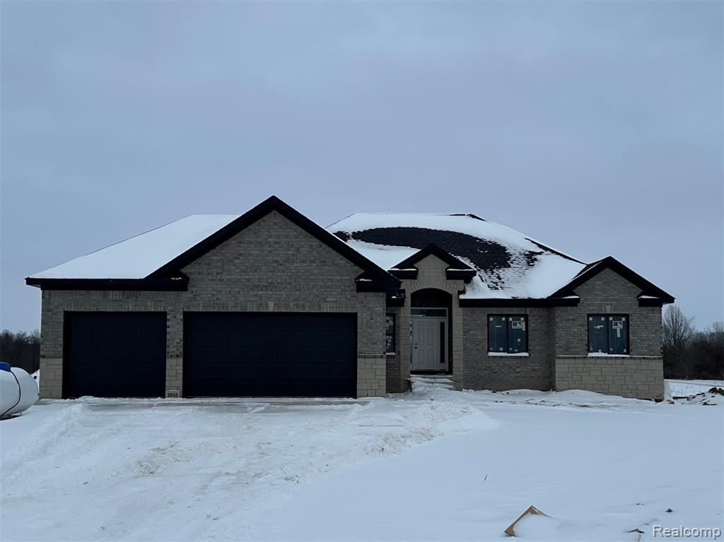 3855 Howland Road, Almont, MI 48003 — front exterior