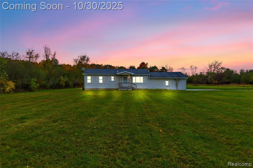 7777 Jordan Road, Yale, MI 48097 — front exterior