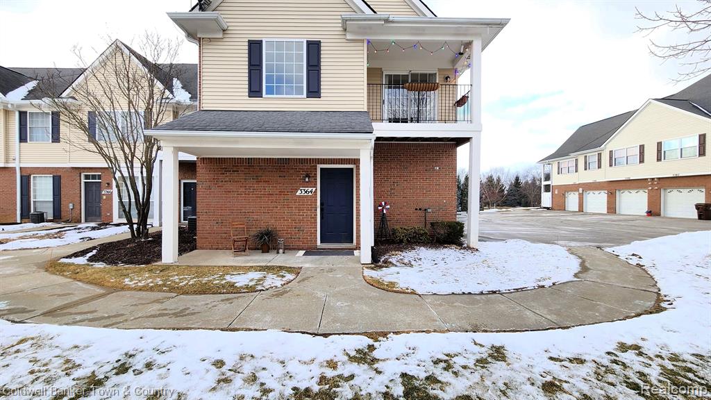 3364 KNEELAND Circle, Howell, MI 48843 — front exterior