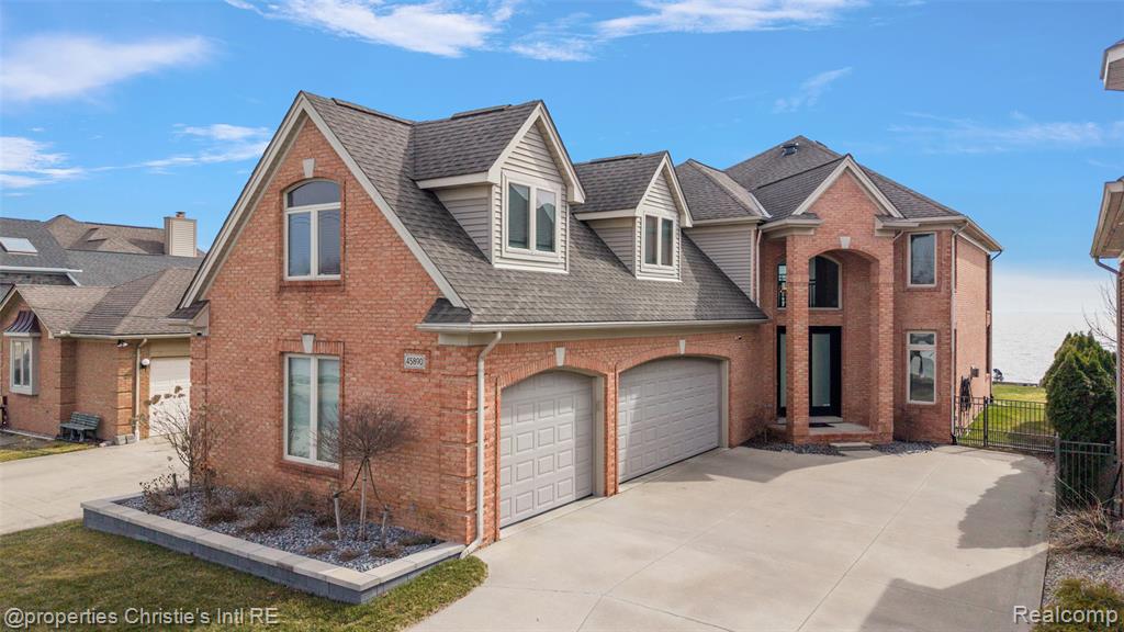 45890 Private Shore Drive, Chesterfield, MI 48047 — front exterior