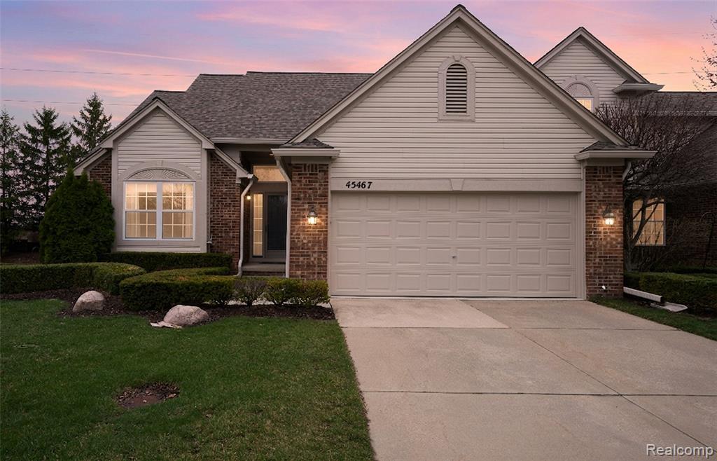 45467 Coachfort Drive, Macomb, MI 48044 — front exterior