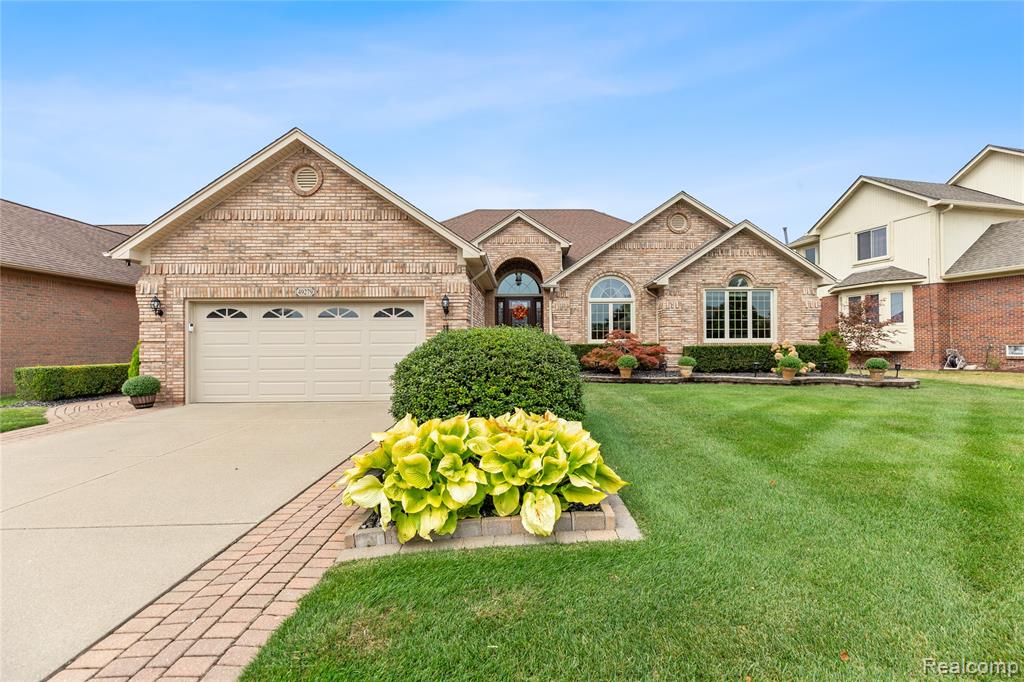 49279 Dunhill Drive, Macomb, MI 48044 — front exterior