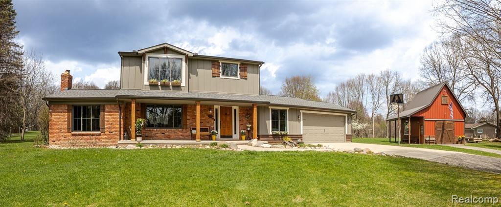 8650 KNOX Road, Clarkston, MI 48348 — front exterior